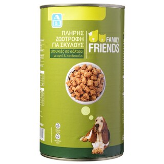 FAMILY FRIENDS | Σκυλοτροφή Σε Κονσέρβα Αρνί Κοτόπουλο 1.230 gr