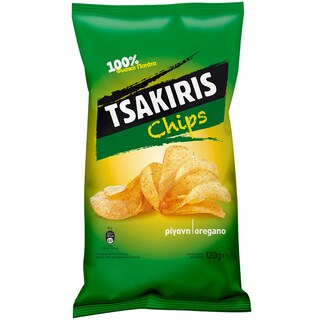ΤΣΑΚΙΡΗΣ | ΤΣΙΠΣ ΜΕ ΡΙΓΑΝΗ 120 GR