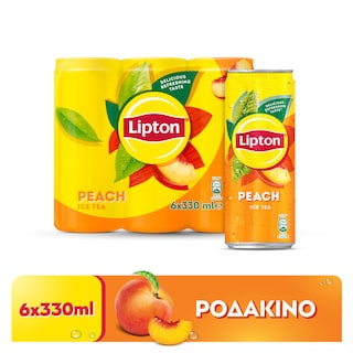 LIPTON | LIPTON PEACH CAN 6X330ML