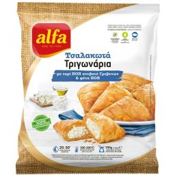 ALFA | Τριγωνάρια Τσαλακωτά με Τυρί Ανεβατό και Φέτα 700g