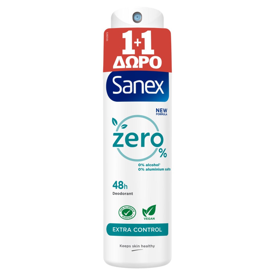 Αποσμητικό Spray Zero% Extra Control 150ml 1+1 Δώρο