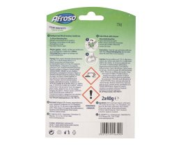 AFROSO | ΣΤΕΡΕΟ ΒLOCK WC REFILL ΠΕΥΚΟ 2 X 40 GR