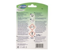 AFROSO | ΣΤΕΡΕΟ ΒLOCK WC REFILL ΠΕΥΚΟ 2 X 40 GR