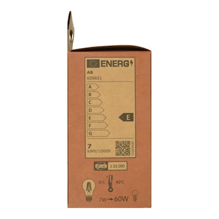 ΑΒ | Lamp Led Filament E27 7W 1 Piece