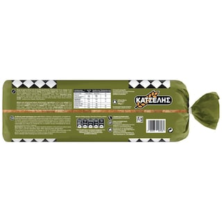 ΚΑΤΣΕΛΗΣ | Ψωμί Τοστ Ολικής Άλεσης Μεγάλες Φέτες 1kg