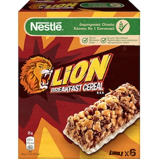 LION | Μπάρες Δημητριακών Lion Καραμέλα Σοκολάτα 6 X 25gr