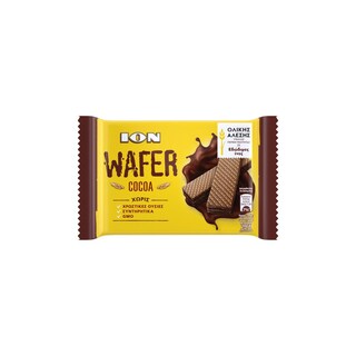 ΙΟΝ | Γκοφρέτα Wafer Ολικής Άλεσης Κακάο 50gr