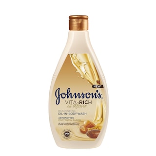 JOHNSON | Αφρόλουτρο Oil Infusion Αμυγδαλέλαιο & Καριτέ 400ml