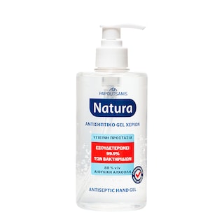 NATURA | Αντισηπτικό Gel Χεριών Αντλία 400ml
