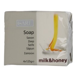 CARE | ΣΑΠΟΥΝΙ ΜΕΛΙ ΚΑΙ ΓΑΛΑ 4 X 125 GR
