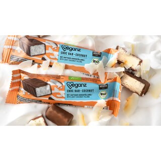 VEGANZ | VEGANZ BIO ΜΠΑΡΑ ΣΟΚ.ΚΑΡΥΔΑ 40GR