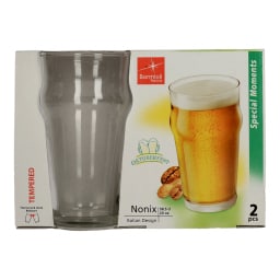 - | SET BEER GLASS NONIX 58CL 2PCS