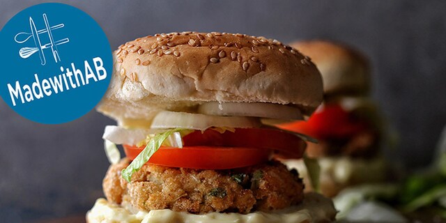 Burger με μπιφτέκι ψαριού