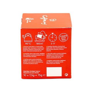 COFFEE WAY | Καφές Φίλτρου Morning Blend Μερίδες 10x7.5g