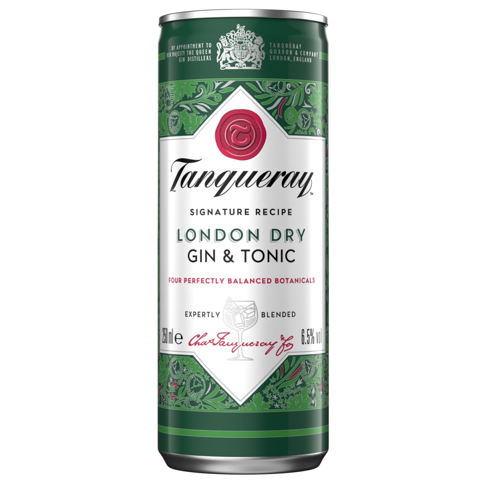 TANQUERAY Cocktail Gin Tonic 250ml