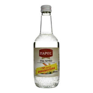 ΠΑΡΟΣ | Ξύδι Λευκό Φιάλη 500ml Έκπτωση 0.10Ε