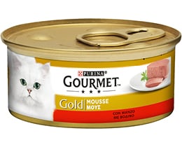 GOURMET | GOLD | GOLD ΓΑΤΟΤΡΟΦΗ ΜΟΥΣ ΒΟΔΙΝΟ  85 GR