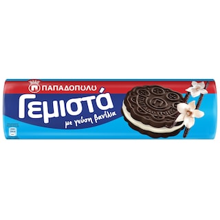 ΠΑΠΑΔΟΠΟΥΛΟΥ | ΜΠΙΣΚΟΤΑ ΓΕΜΙΣΤΑ ΜΕ ΚΡΕΜΑ ΒΑΝΙΛΙΑ 200 GR