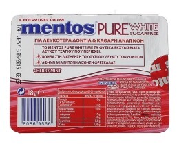 MENTOS | PURE WHITE | ΤΣΙΚΛΕΣ ΚΕΡΑΣΙ ΜΕΝΤΑ 18 GR