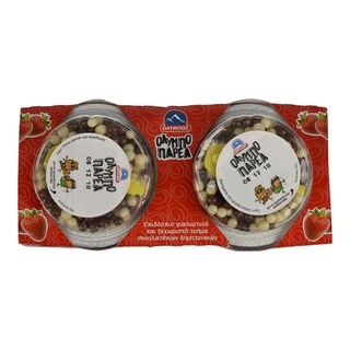 ΟΛΥΜΠΟΠΑΡΕΑ | YOGHURT KID OLYMPOPAREA STRAWBERRY 2X145GR