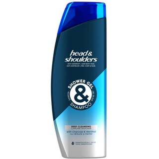 HEAD&SHOULDERS | Αφρόλουτρο & Σαμπουάν Αντιπιτυριδικό Deep Cleansing 360ml