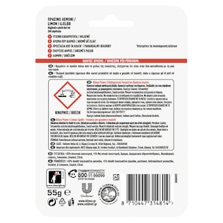 KLINEX | Καθαριστικό Τουαλέτας WC Block Power 5 Πράσινο Λεμόνι 55gr