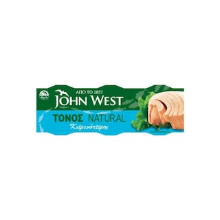 JOHN WEST | Τόνος Natural 3x80g