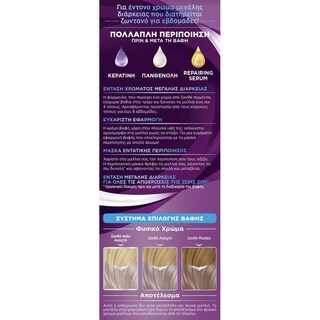 PALETTE | Βαφή Μαλλιών 10.19 Κατάξανθο Ψυχρό Σαντρέ 1 Τεμάχιο