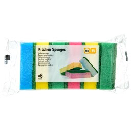 365 | Σφουγγαράκια Κουζίνας 6 Τεμάχια