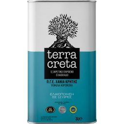 TERRA CRETA | Ελαιόλαδο Εξαιρετικό Παρθένο ΠΓΕ Χανιά 3lt