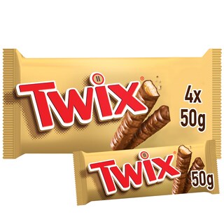 TWIX | Σοκολάτα Γάλακτος Μπισκότο Καραμέλα 4x50g