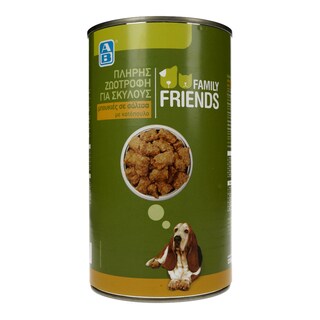 FAMILY FRIENDS | Σκυλοτροφή Κοτόπουλο σε Σάλτσα 1.23kg