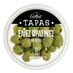 EXCELLENT TAPAS | Ελιές Πράσινες με Pesto 150g