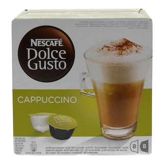 NESCAFE | DOLCE GUSTO | ΚΑΦΕΣ CAPPUCCINO ΚΑΨΟΥΛΕΣ ΓΙΑ ΜΗΧΑΝΗ DOLCE GUSTO CAPPUCCINO ΚΑΨΟΥΛΕΣ ΓΙΑ ΜΗΧΑΝΗ DOLCE GUSTO 200 GR