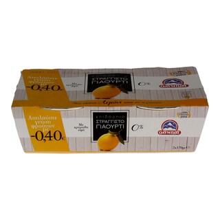 ΟΛΥΜΠΟΣ | ΓΙΑΟΥΡΤΙ ΣΤΡΑΓΓΙΣΤΟ ΛΕΜΟΝΙ 2X170GR