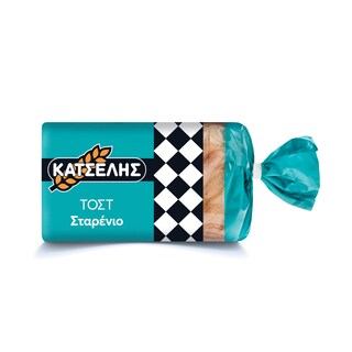 ΚΑΤΣΕΛΗΣ | Ψωμί Τόστ Σταρένιο 360gr