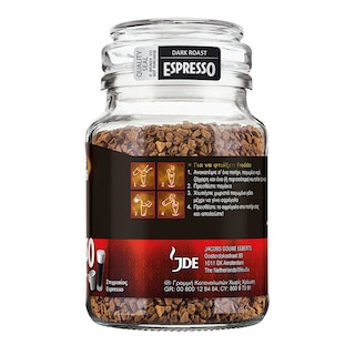 DOUWE EGBERTS | Στιγμιαίος Καφές Espresso Colombia 95g Έκπτωση 1Ε