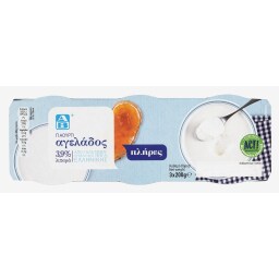 ΑΒ | Γιαούρτι Αγελάδος 3,9% Λιπαρά 3 Χ 200 gr