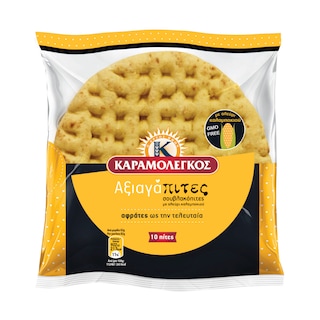 ΚΑΡΑΜΟΛΕΓΚΟΣ | Πίτες Αξιαγάπιτες Σουβλακόπιτες Καλαμποκιού 820g