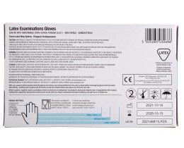 APP | Γάντια Latex Μίας Χρήσης Πουδραρισμένα Medium 50 Τεμάχια