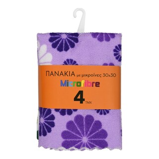 - | Πανάκια Μικροϊνών Microfibre 4 Τεμάχια