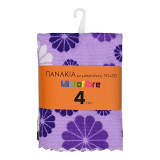 - | Πανάκια Μικροϊνών Microfibre 4 Τεμάχια