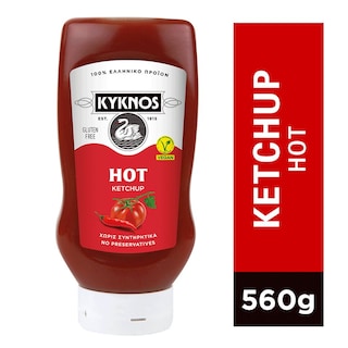 ΚΥΚΝΟΣ | Ketchup Hot Spicy Top Down 560g