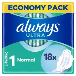 ALWAYS | Σερβιέτες Ultra Normal Plus Duo 18 Τεμάχια