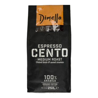 DIMELLO | ΚΑΦΕΣ ΕΣΠΡΕΣΣΟ ΑΛΕΣΜΕΝΟΣ CENTO 250 GR