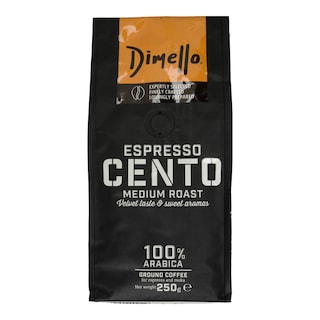 DIMELLO | ΚΑΦΕΣ ΕΣΠΡΕΣΣΟ ΑΛΕΣΜΕΝΟΣ CENTO 250 GR