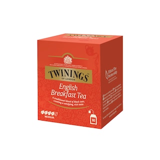 TWININGS | Τσάι Μαύρο English Breakfast 10x2g
