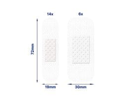 HANSAPLAST | Επιδεσμικά Sensitive 20 Τεμάχια