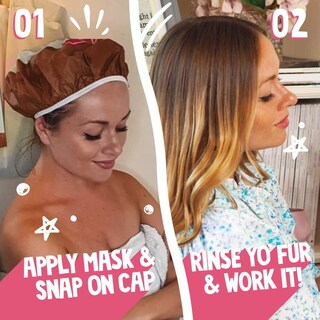 BEARFRUITS | Μάσκα Μαλλιών & Σκουφάκι Καρύδα 20 ml