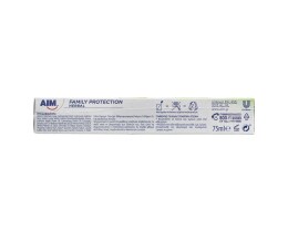 AIM | Οδοντόκρεμα Family Protection Herbal 75ml 1+1 Δώρο